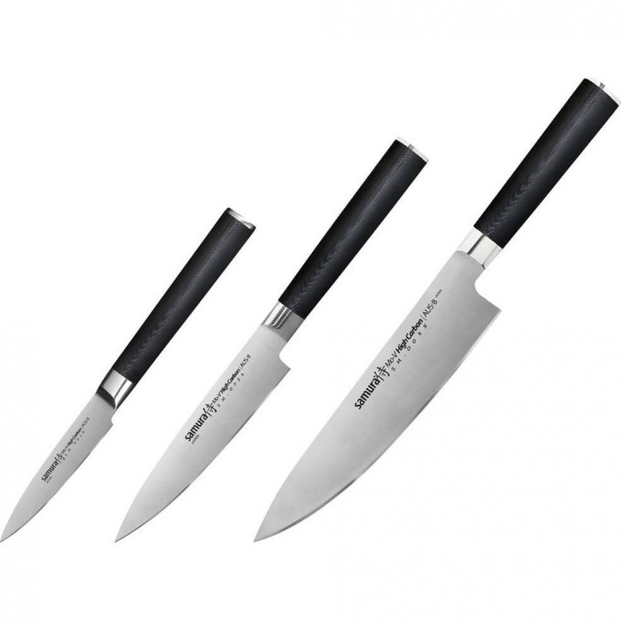 Набор из 3-х ножей SAMURA MO-V SM-0220 SM-0220/A